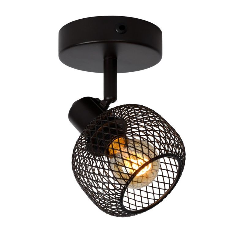 Lampa sufitowa Lucide MAREN czarna 1xE14x40W IP20 wym:14x14x10cm - 1 szt.