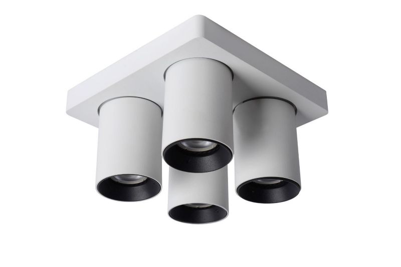 Lampa sufitowa Lucide Nigel biała  4 x GU10 x 5W wym: 20 x 20 cm - 1 szt.