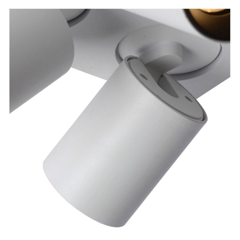 Lampa sufitowa Lucide Nigel biała  4 x GU10 x 5W wym: 20 x 20 cm - 1 szt.