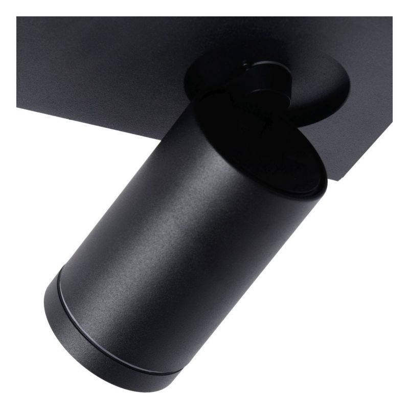Lampa sufitowa Lucide Taylor czarna  4 x GU10 x 5W wym: 24 x 24 cm - 1 szt.