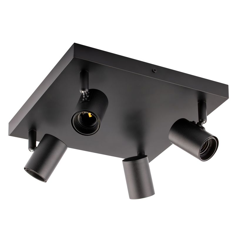 Lampa Sufitowa Lumiled Plafon Spot Tuba Reflektor Oprawa Halogenowa 4x E27 1 szt.
