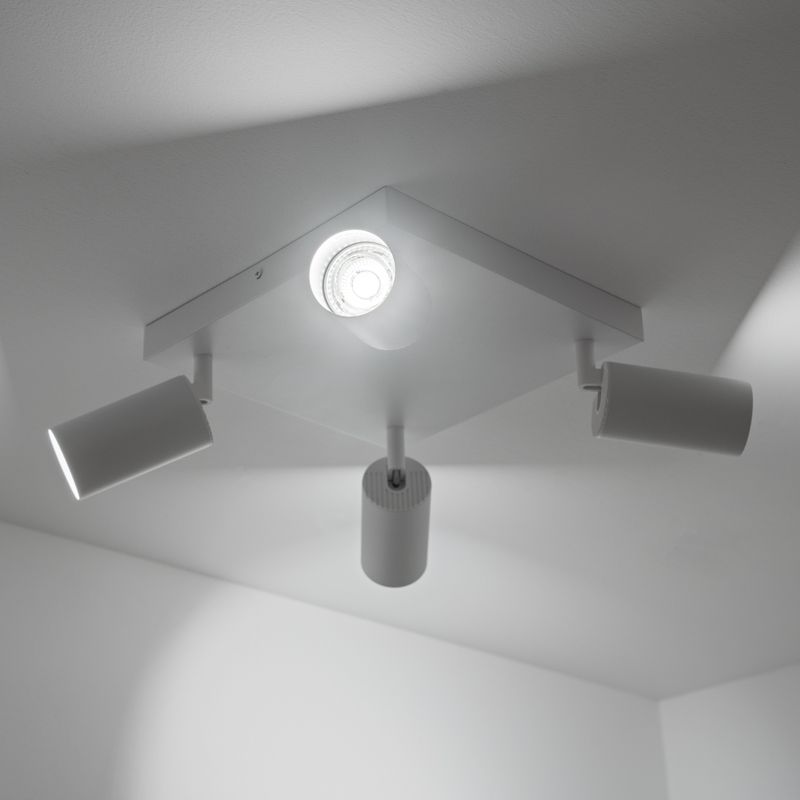 Lampa Sufitowa Lumiled Plafon Spot Tuba Reflektor Oprawa Halogenowa 4x GU10 1 szt.