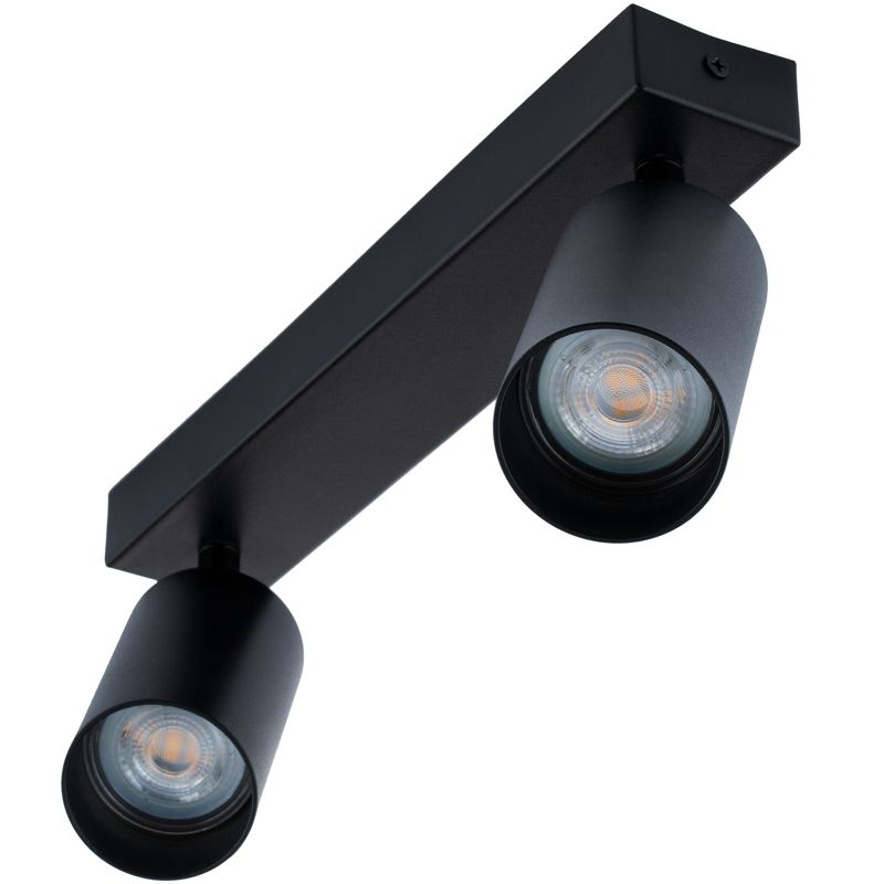 Lampa Sufitowa Lumiled Plafon Spot Tuba Reflektor Oprawa Halogenowa Skośna 2x GU10 1 szt.