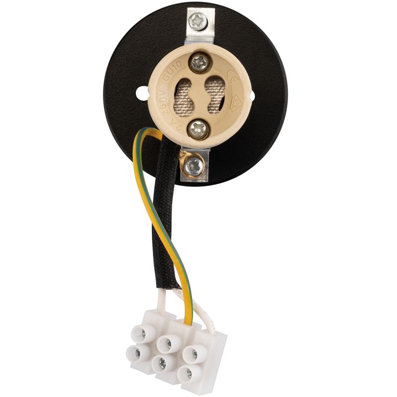 Lampa Sufitowa Lumiled Reflektor LED Oprawa Spot Tuba GU10 IP44 Czarna 1 szt.