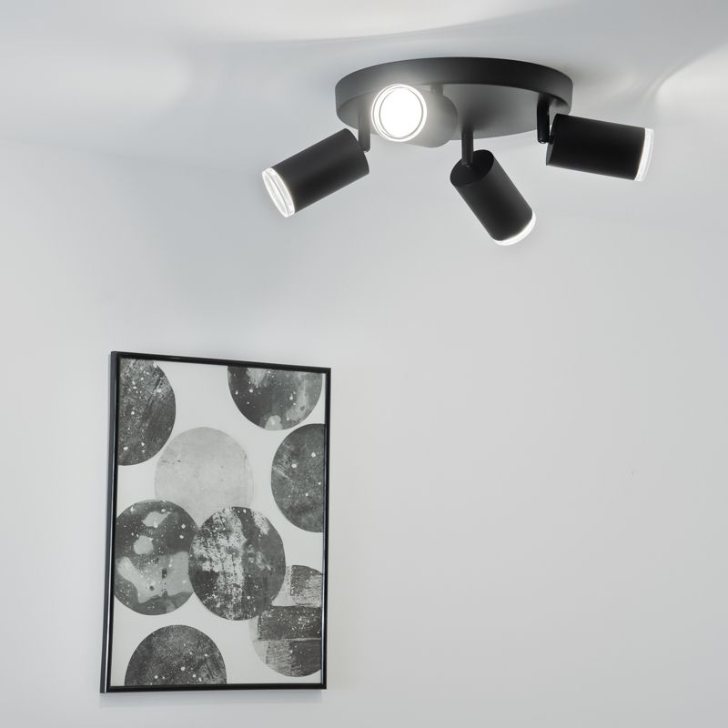 Lampa Sufitowa Lumiled Spot Tuba Reflektor LED Oprawa Halogenowa 4x GU10 Plafon 1 szt.