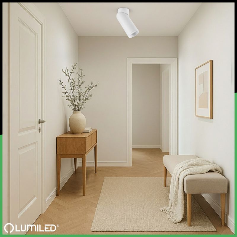 Lampa Sufitowa Lumiled Spot Tuba Reflektor Oprawa Halogenowa 1x GU10 1 szt.