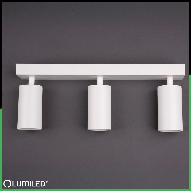 Lampa Sufitowa Lumiled Spot Tuba Reflektor Oprawa Halogenowa 3x GU10 1 szt.
