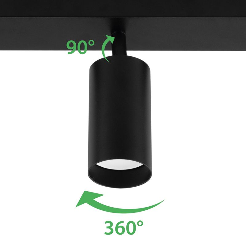 Lampa Sufitowa Lumiled Spot Tuba Reflektor Oprawa Halogenowa 4x GU10 1 szt.
