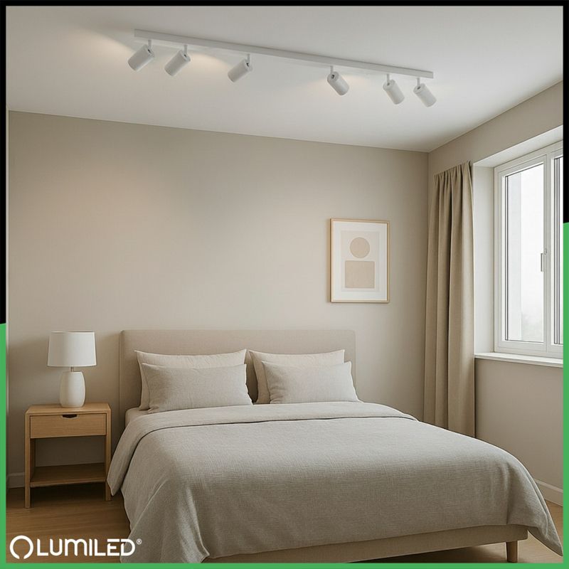 Lampa Sufitowa Lumiled Spot Tuba Reflektor Oprawa Halogenowa 6x GU10 1 szt.