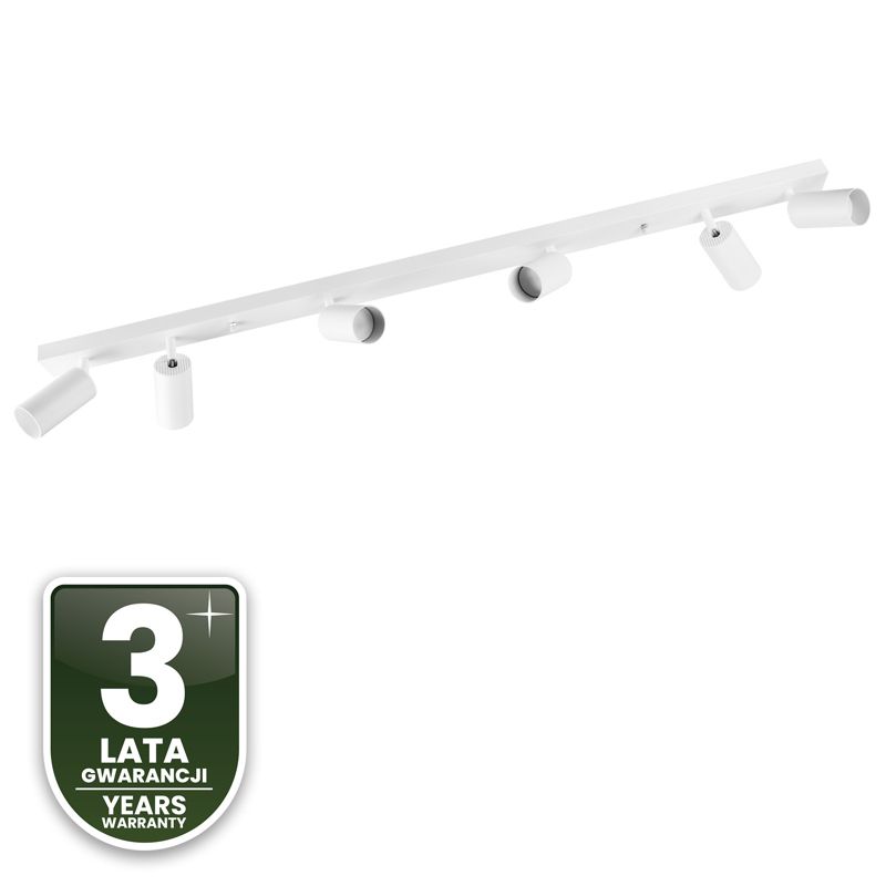 Lampa Sufitowa Lumiled Spot Tuba Reflektor Oprawa Halogenowa 6x GU10 1 szt.
