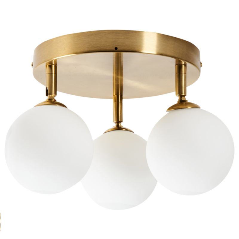 Lampa sufitowa Mavilla Szkło Mosiężny 1 szt.