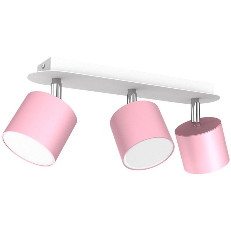 Lampa sufitowa Milagro Dixie Pink LED 3xGX53 15W różowy 1 szt.