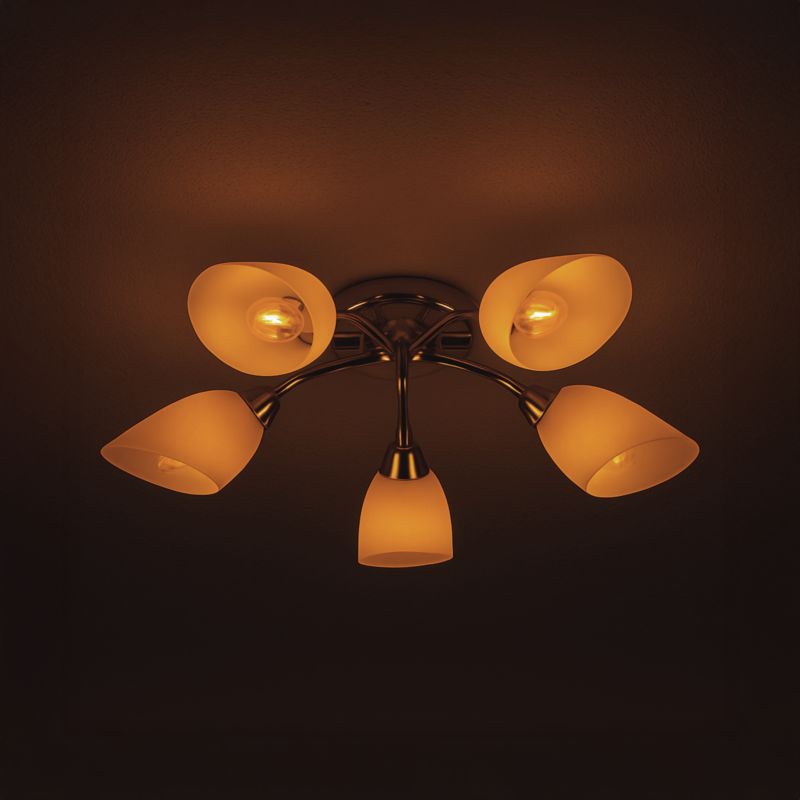 Lampa sufitowa Milagro Portos 5 x E14 chrom