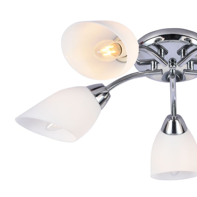 Lampa sufitowa Milagro Portos 5 x E14 chrom