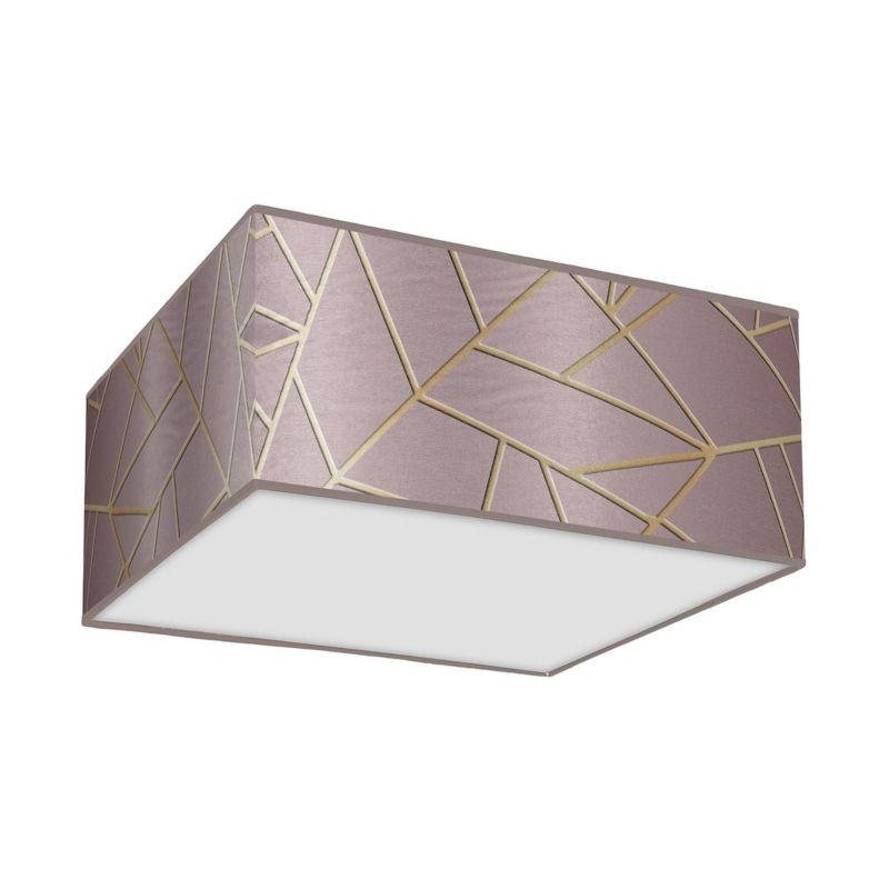 Lampa sufitowa Milagro Ziggy E27 40W różowy złoty 1 szt.
