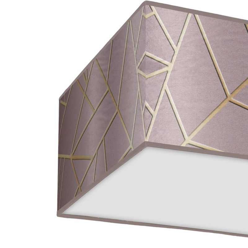 Lampa sufitowa Milagro Ziggy E27 40W różowy złoty 1 szt.