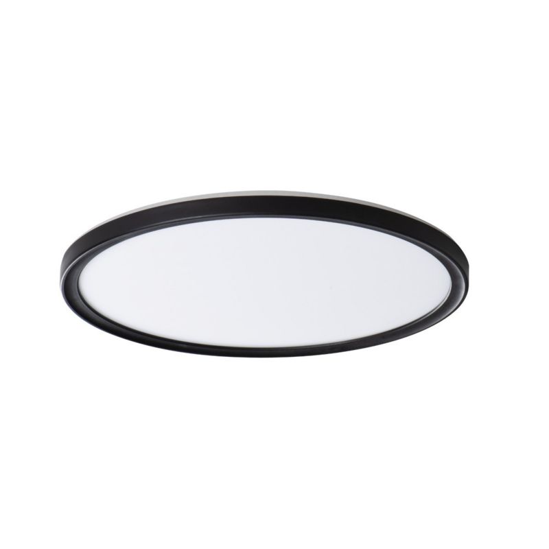 Lampa sufitowa  Miledo AZPO czarno-biała LED 18.5W biały zmienny 3000/4000/6000KK 1700lm IP54 - 1 szt
