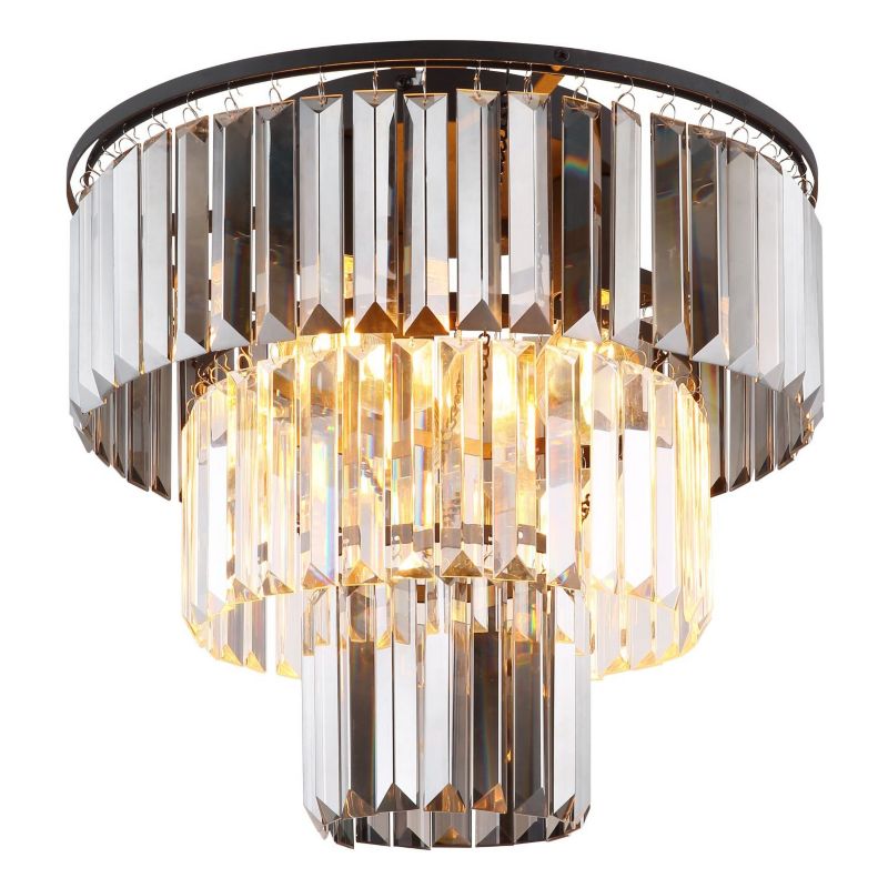 Lampa sufitowa NAXIS 15695D czarna dymiona Globo Lighting 1 szt.