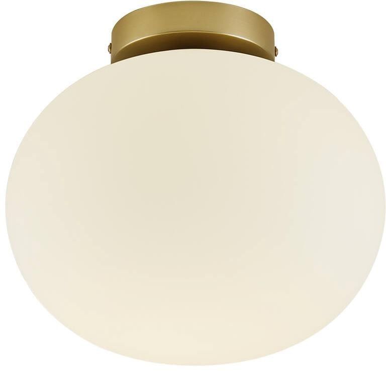 Lampa sufitowa Nordlux Alton biała mosiądz 25W E27 szkło metal IP20 1 szt.