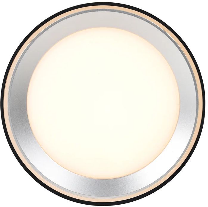 Lampa sufitowa Nordlux Landon LED 6,5W IP44 Moodmaker czarna, do łazienki, 1 szt.