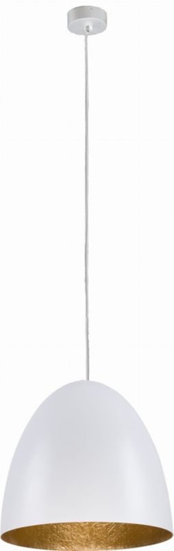 Lampa sufitowa Nowodvorski Lighting Egg biało-złota wym: 150 x 39 x 39 cm 1xE27 x 40W 1 szt.