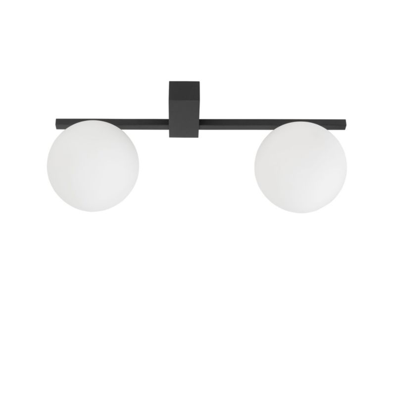 Lampa sufitowa Nowodvorski Lighting Pik biało-czarna wym: 13 x 48 cm 2xG9 x 12W 1 szt.