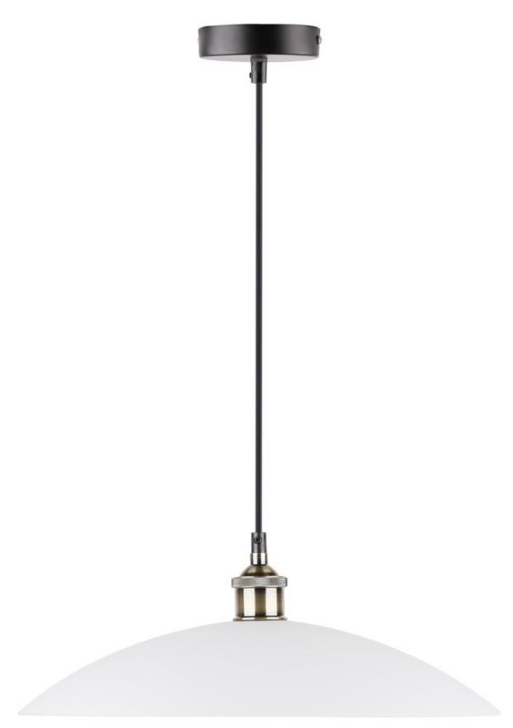 Lampa sufitowa patynowa nadkloszówka Candellux Dexter biała 1xE27x60W IP20 wym:125x40x40cm - 1 szt.