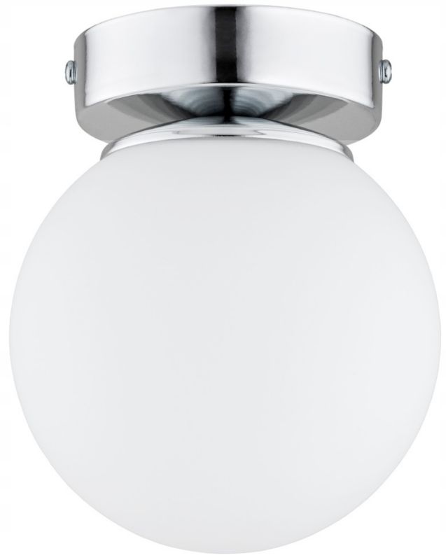 Lampa Sufitowa Plafon Elko-Lighting Milo Chrom Kule Białe E27 srebrny 1 szt