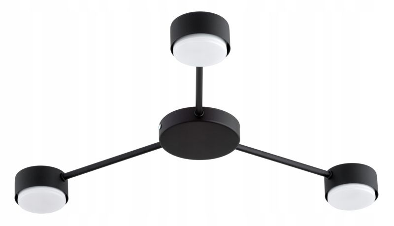 Lampa Sufitowa Plafon Elko-Lighting Mono 3x GX53 czarny 1 szt