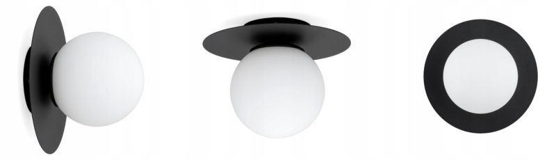 Lampa Sufitowa Plafon Elko-Lighting Nox 1x E27 czarny 1 szt