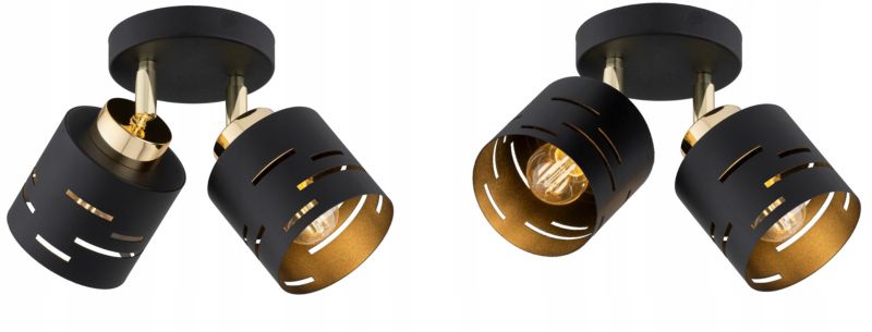 Lampa Sufitowa Plafon Elko-Lighting Ruchomy 2-Punktowa Żyrandol E27 Vox 1 szt