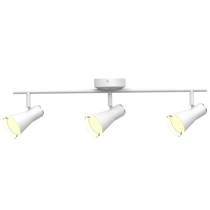 Lampa sufitowa Polux Berg  biała LED 12.6W 3000K 1275lm  wym: 17 x 60 x 10 cm - 1 szt.