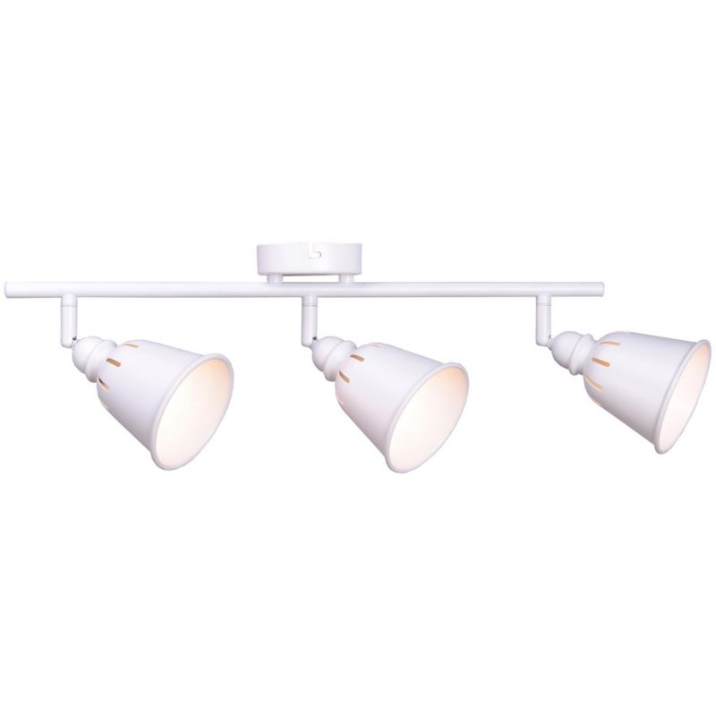 Lampa sufitowa Polux Fiona biała  3 x E14 x 8W wym: 18,5 x 57 x 10 cm - 1 szt.