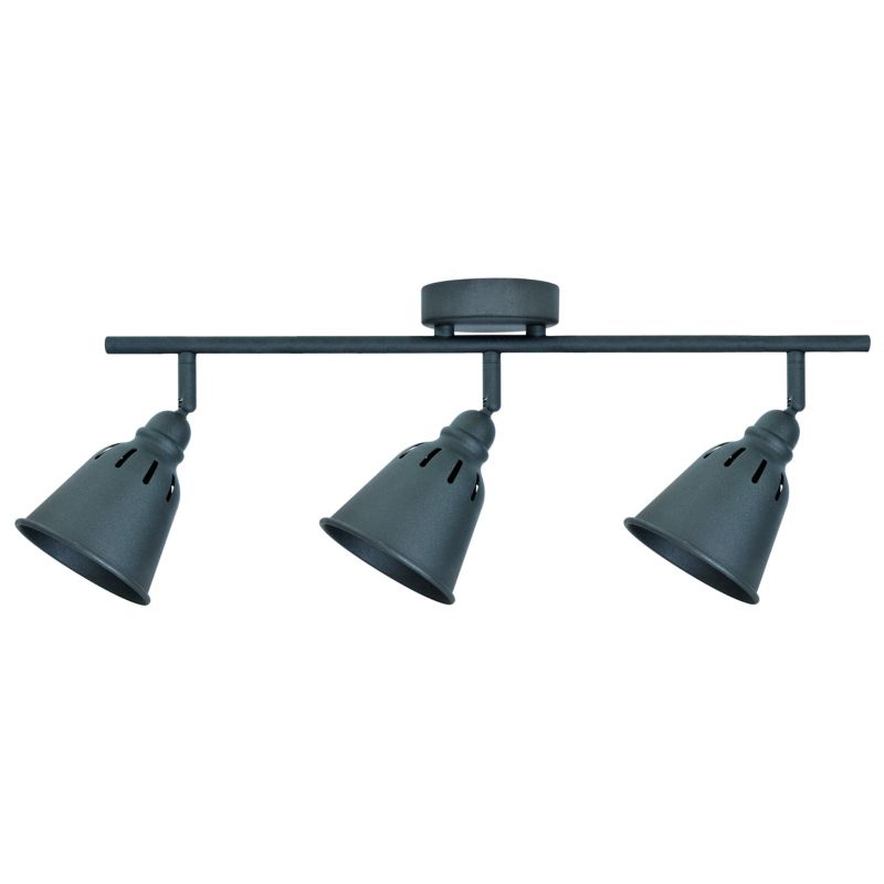 Lampa sufitowa Polux Fiona czarna  3 x E14 x 8W wym: 18,5 x 57 x 10 cm - 1 szt.