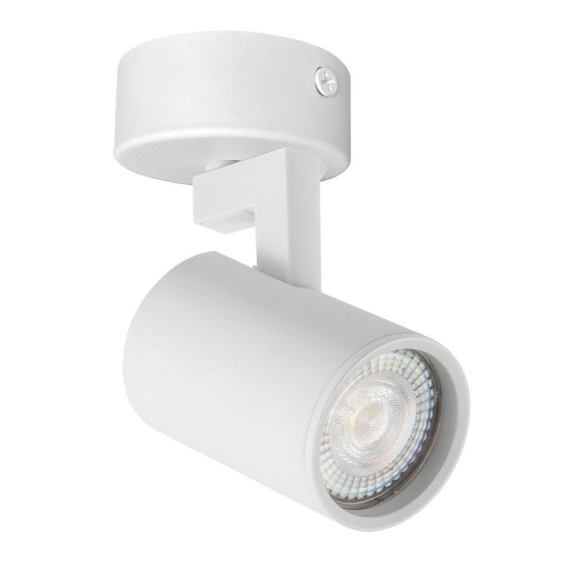 Lampa sufitowa Polux Lynx biała  1 x GU10 x 10W wym: 13 x 6 x 6 cm - 1 szt.