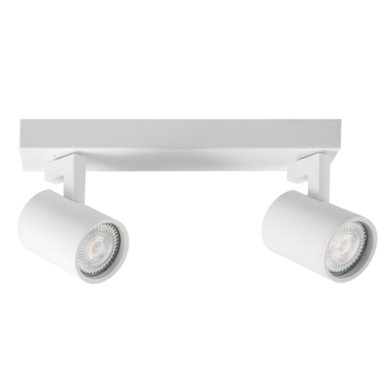 Lampa sufitowa Polux Lynx biała  2 x GU10 x 10W wym: 12,3 x 26 x 5,5 cm - 1 szt.