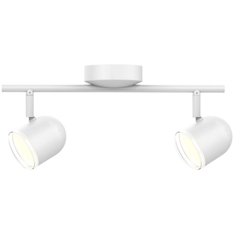 Lampa sufitowa Polux Rawi  biała LED 8.4W 3000K 850lm  wym: 17 x 40,5 x 10 cm - 1 szt.