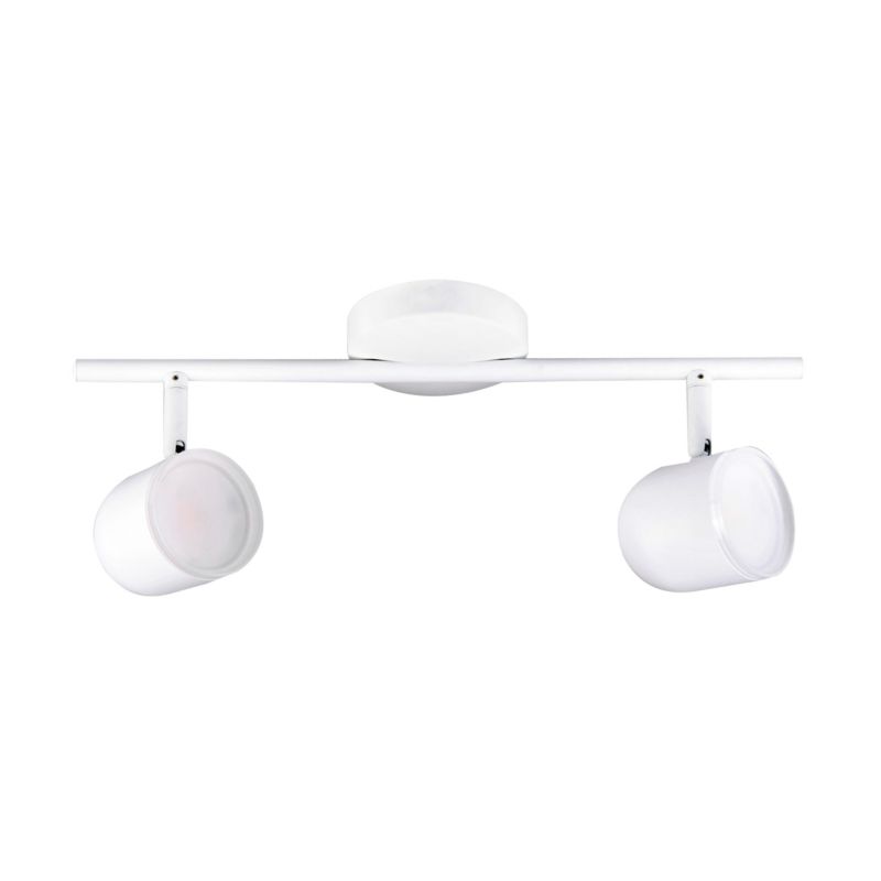 Lampa sufitowa Polux Rawi  biała LED 8.4W 3000K 850lm  wym: 17 x 40,5 x 10 cm - 1 szt.