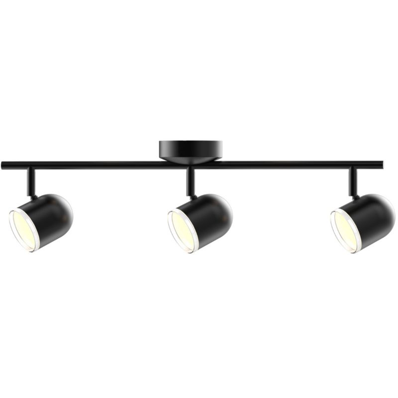 Lampa sufitowa Polux Rawi  czarna LED 12.6W 3000K 1275lm  wym: 17 x 60,5 x 10 cm - 1 szt.