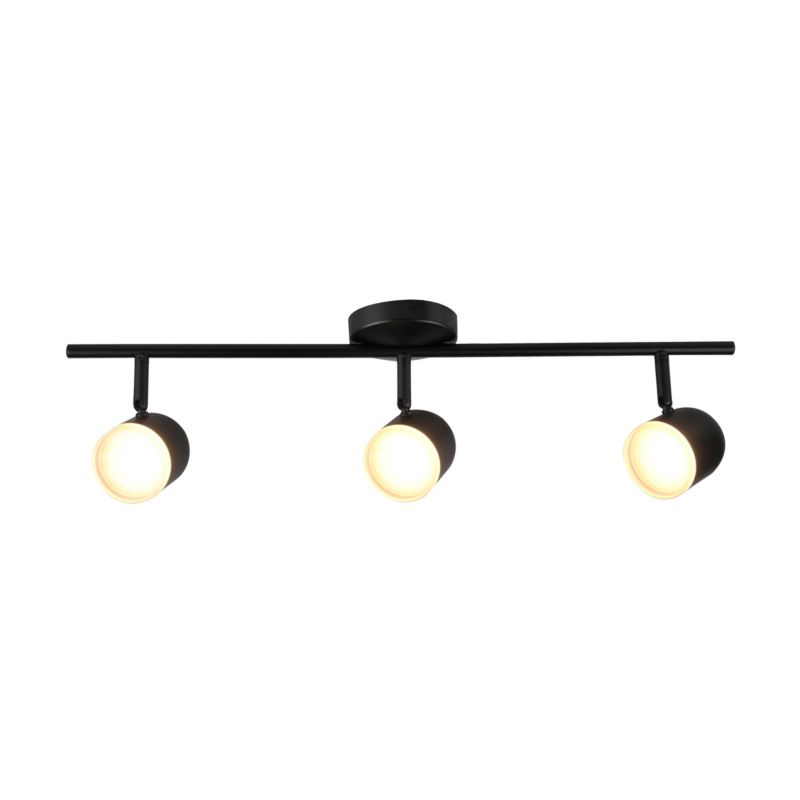 Lampa sufitowa Polux Rawi  czarna LED 12.6W 3000K 1275lm  wym: 17 x 60,5 x 10 cm - 1 szt.