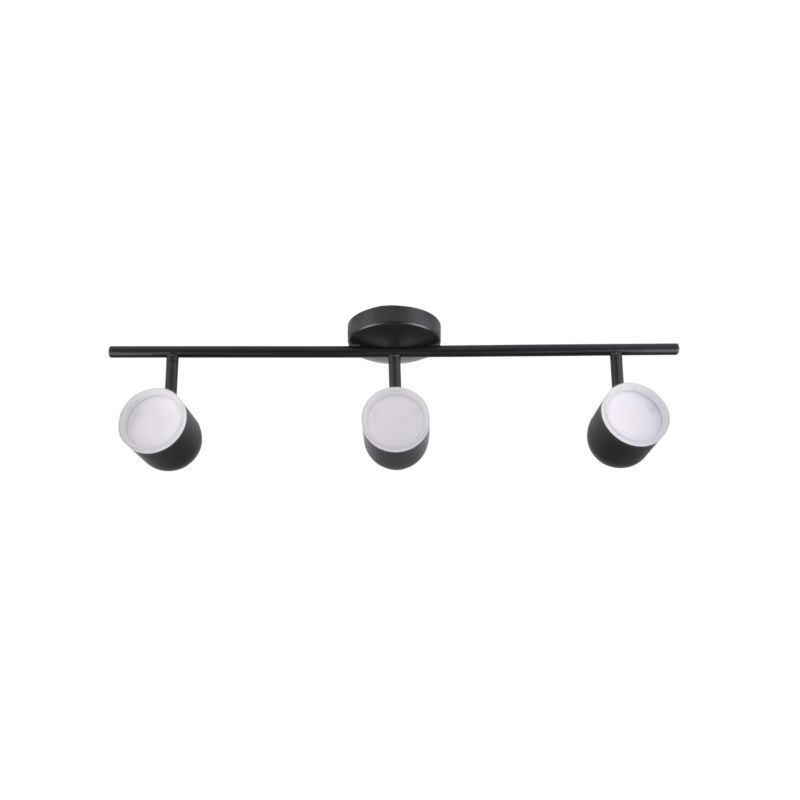 Lampa sufitowa Polux Rawi  czarna LED 12.6W 3000K 1275lm  wym: 17 x 60,5 x 10 cm - 1 szt.