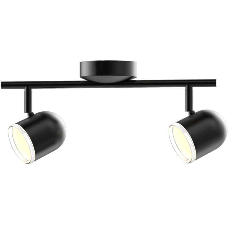 Lampa sufitowa Polux Rawi  czarna LED 8.4W 3000K 850lm  wym: 10 x 40,5 x 10 cm - 1 szt.