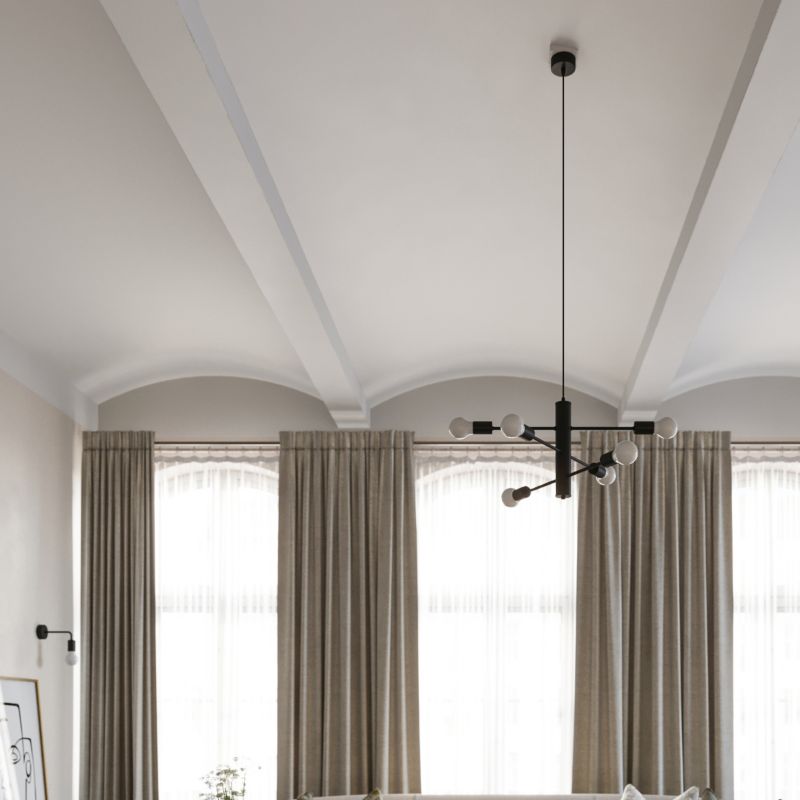 Lampa sufitowa  Pure Lume BASILIK czarna 3xE27x60W IP20 wym:100x25x25cm - 1 szt.