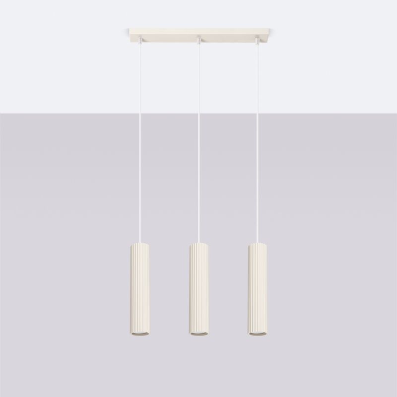 Lampa sufitowa  Pure Lume GRAVIO beżowa 3xGU10x10W IP20 wym:98x45x6,5cm - 1 szt.