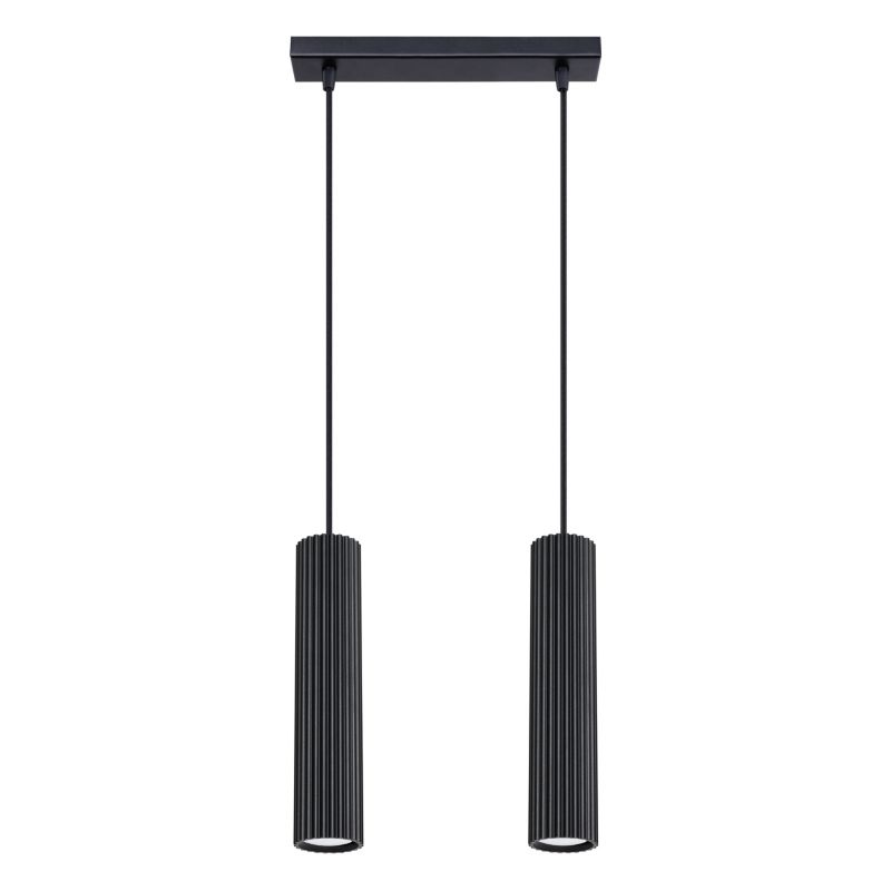 Lampa sufitowa  Pure Lume GRAVIO czarna 2xGU10x10W IP20 wym:90x30x6,5cm - 1 szt.