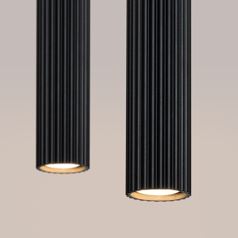 Lampa sufitowa  Pure Lume GRAVIO czarna 2xGU10x10W IP20 wym:90x30x6,5cm - 1 szt.