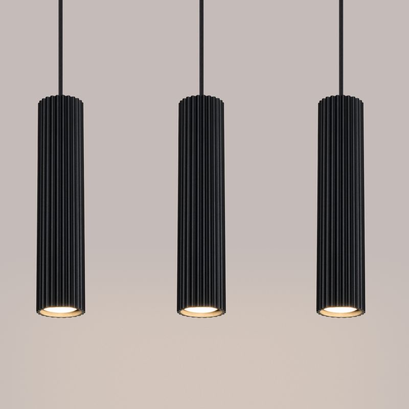 Lampa sufitowa  Pure Lume GRAVIO czarna 3xGU10x10W IP20 wym:98x45x6,5cm - 1 szt.