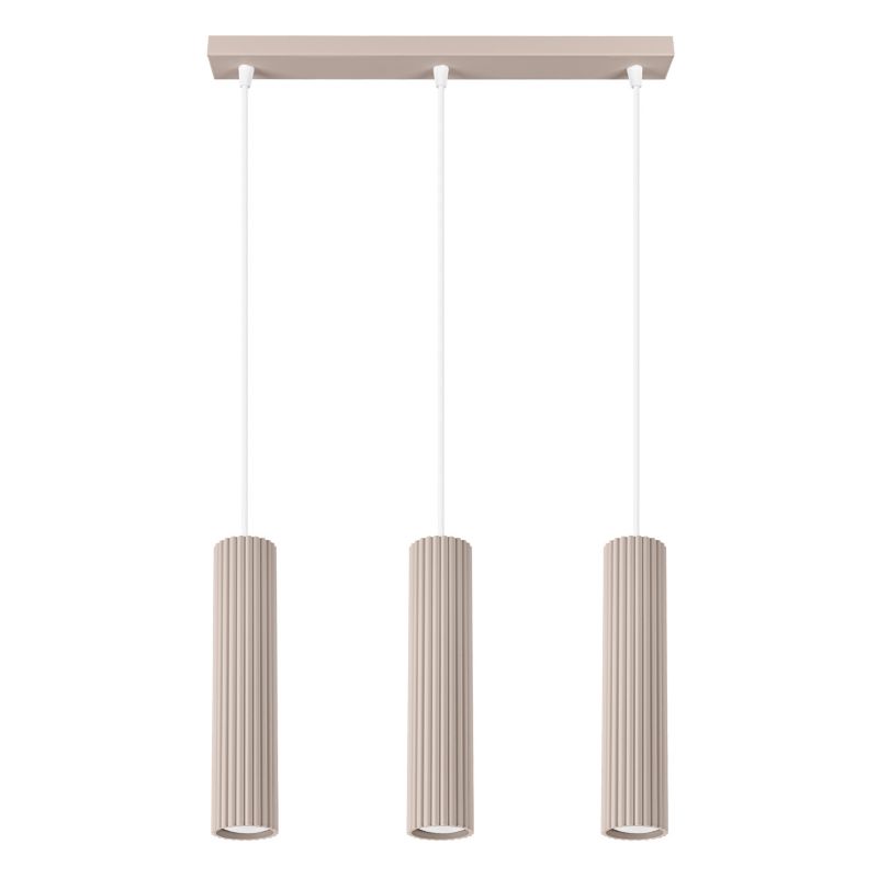 Lampa sufitowa  Pure Lume GRAVIO taupe-biała 3xGU10x10W IP20 wym:98x45x6,5cm - 1 szt.