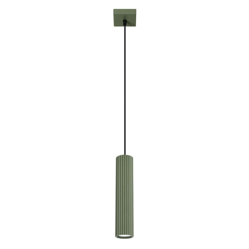 Lampa sufitowa  Pure Lume GRAVIO zielony oliwkowo-czarna 1xGU10x10W IP20 wym:118x8x8cm - 1 szt.
