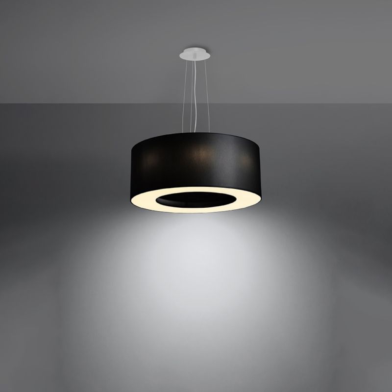 Lampa sufitowa  Pure Lume JOVIAN czarna 5xE27x15W IP20 wym:112x50x50cm - 1 szt.